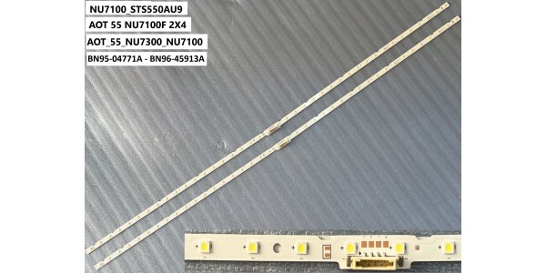 SAMSUNG UE55NU7100U, UE55NU7300U, UE55NU7400U, UE55NU7500U, UE55RU7090U, UE55RU7100U, UE55RU7300U, UE55RU7400U, UE55RU7440U, CY-CN055HGLV2V, AOT_55_NU7300_NU7100_2X40_3030C_D6T-2D1_20S2P REV.5, Led Bar 